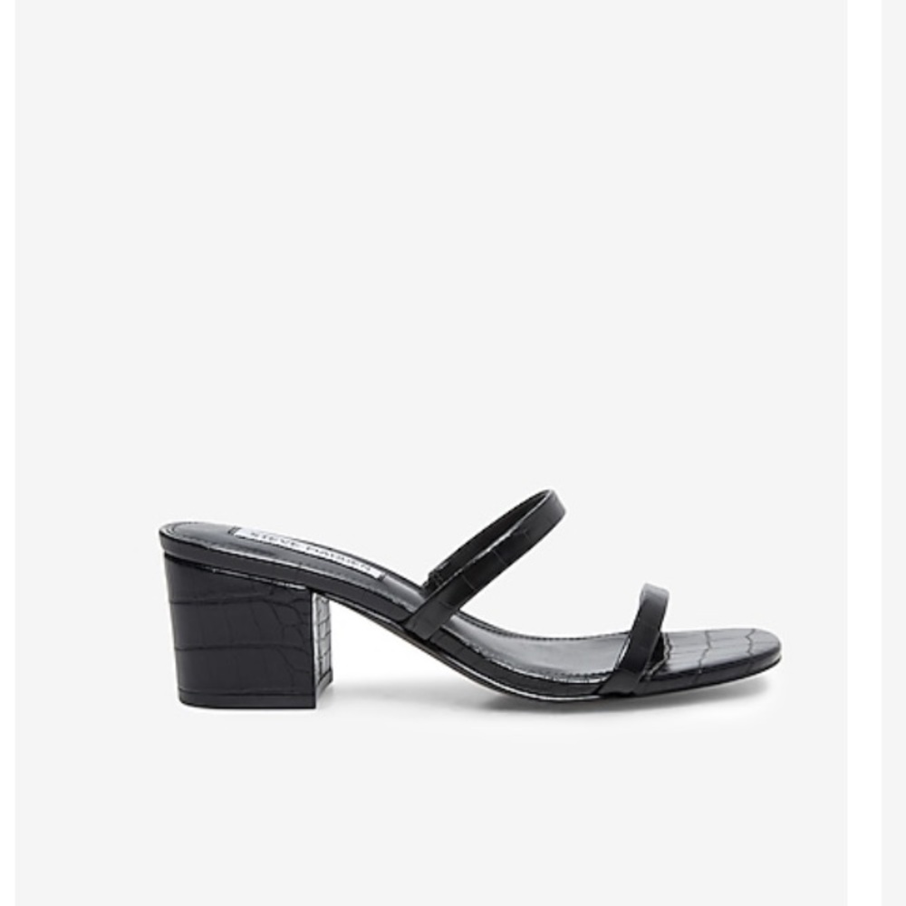 Steve Madden Issy croc block heel Sandals